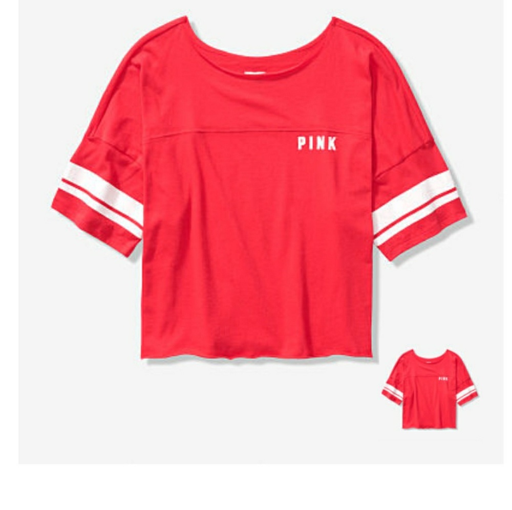 VS PINK off the shoulder tee